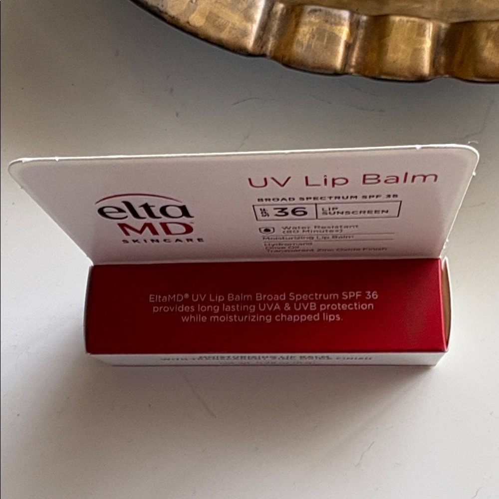 TWO FOR ONe! Skincare UV Lip Balm SPF 36 - brand new. Unopened. ELTAMD